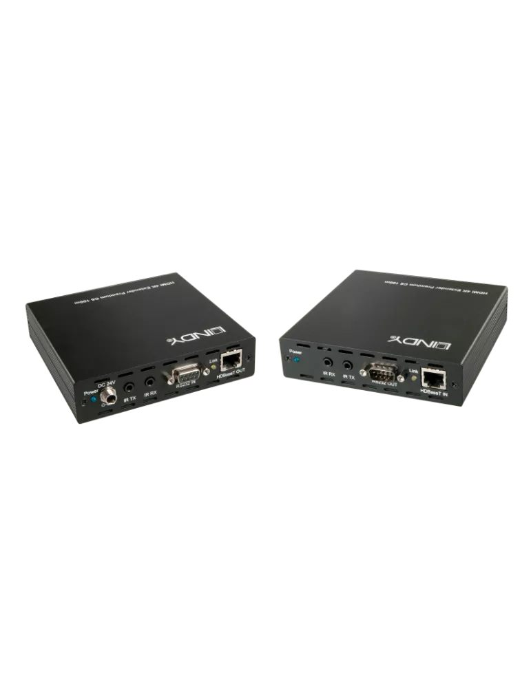 LINDY 38115  C6 HDBaseT HDMI RS232   IR extender kit with 100m PoH LINDY LIN38115 | MusicGoodDeal
