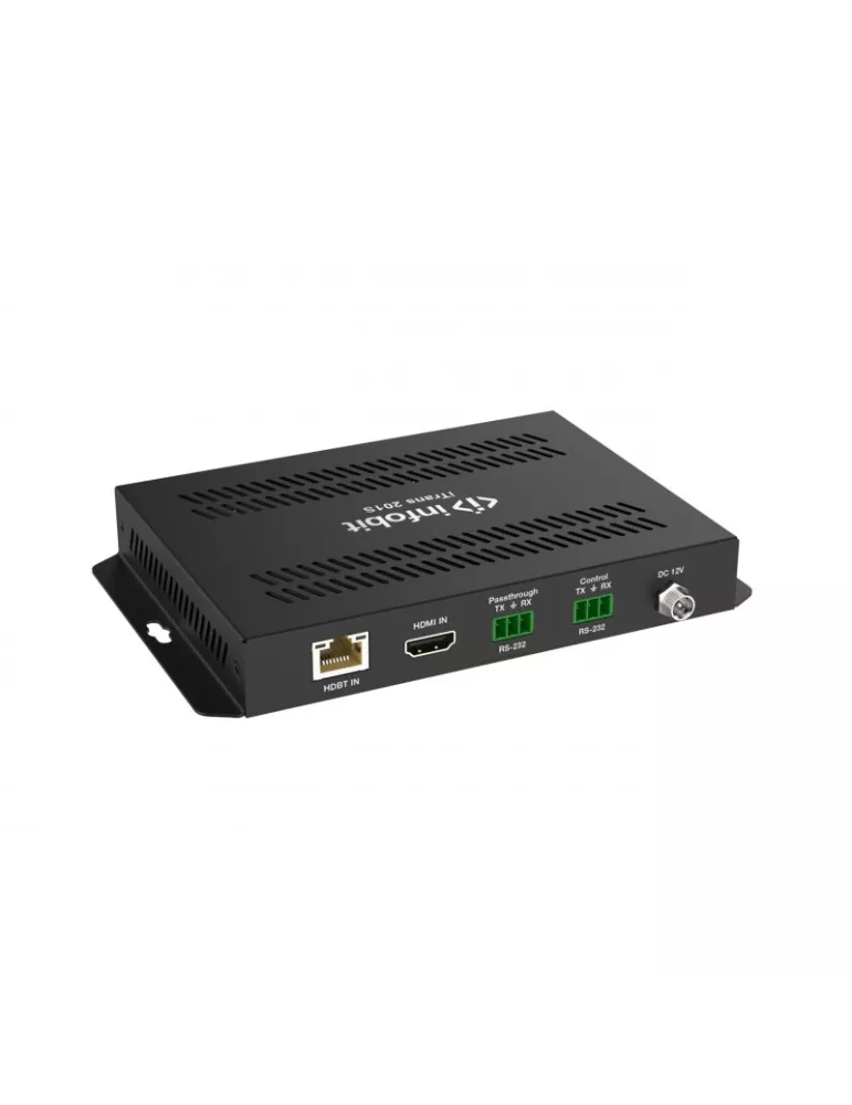 INFOBIT iTRANS201S Switch-Recepteur 2x1 Infobit iTrans 201S HDBaseT+ HDMI2.0 4K60 avec scaler