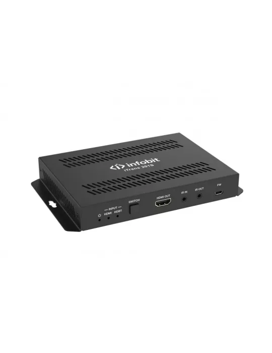 INFOBIT iTRANS201S Switch-Recepteur 2x1 Infobit iTrans 201S HDBaseT+ HDMI2.0 4K60 avec scaler