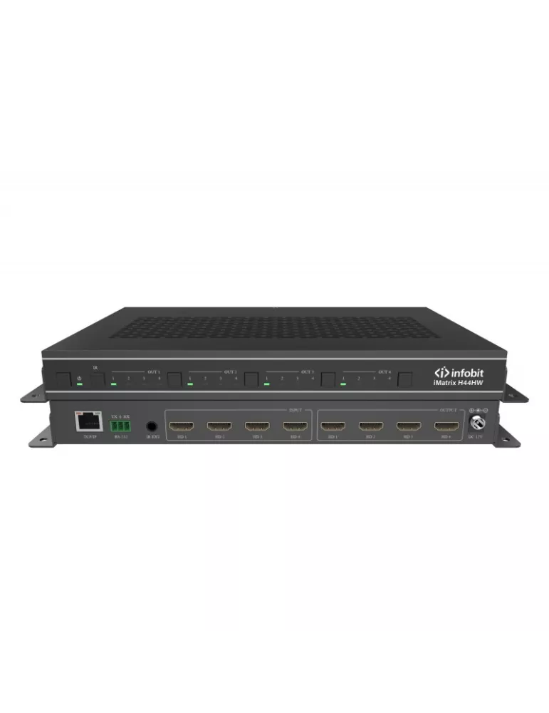 INFOBIT IMATRIXH44HW Matrix Infobit iMatrix H44HW HDMI 4x4 4K60 Funktion videowall INFOBIT INFIMATRIXH44HW | MusicGoodDeal