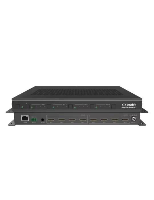 INFOBIT IMATRIXH44HW Matrix Infobit iMatrix H44HW HDMI 4x4 4K60 Funktion videowall INFOBIT INFIMATRIXH44HW | MusicGoodDeal
