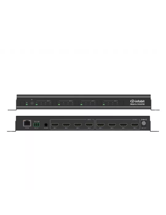 INFOBIT IMATRIXH44HW Matrix Infobit iMatrix H44HW HDMI 4x4 4K60 Funktion videowall INFOBIT INFIMATRIXH44HW | MusicGoodDeal