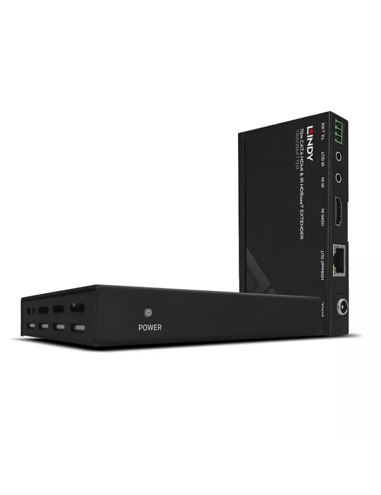 LINDY 38139 C6 HDBaseT HDMI   IR extender kit with PoC 70m LINDY LIN38139 | MusicGoodDeal