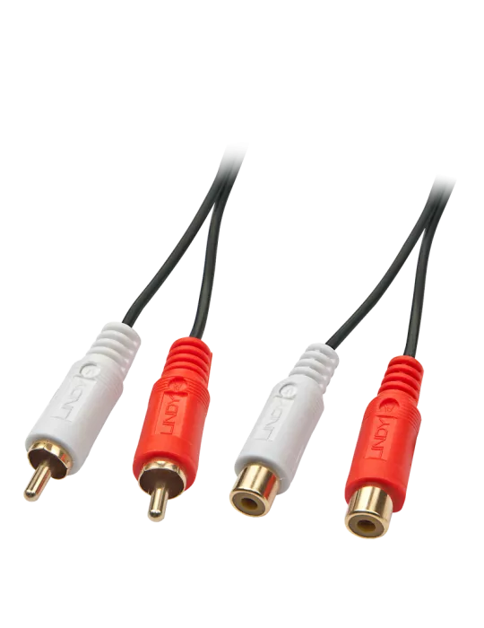 LINDY 35674 : Rallonge audio Premium 2 x RCA (Cinch) 10m