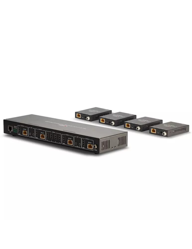 LINDY 38328 Lindy Extender Cat.6 Matrix 4x4 HDMI 4K60 70m LINDY LIN38328 | MusicGoodDeal