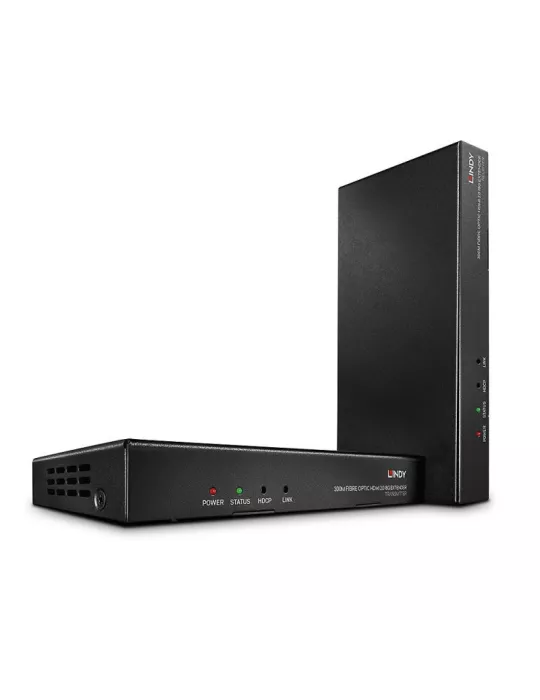 LINDY 38174 : Kit Extender Fibre Optique HDMI 2.0 18G & IR 300m