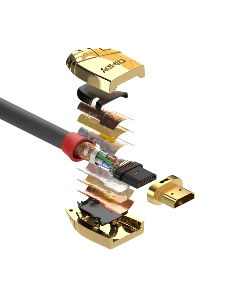 LINDY 37868  High Speed HDMI Gold Line 20m cable LINDY LIN37868 | MusicGoodDeal