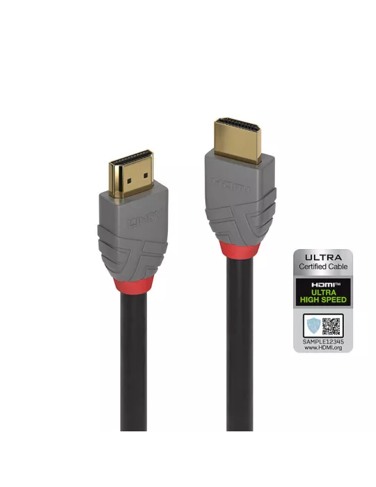 LINDY 36953 Lindy HDMI 10K Ultra High Speed Anthra Line 2m cable LINDY LIN36953 | MusicGoodDeal