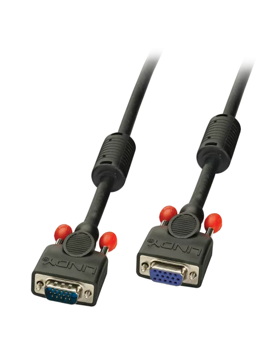 LINDY 36398 : Rallonge VGA noir 15m