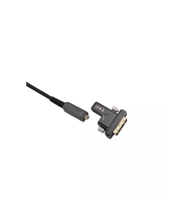 INFOBIT AOCDVID70 Câble actif fibre optique 70m connecteurs DVI Classic détachables Infobit - AOC-DVI-D70