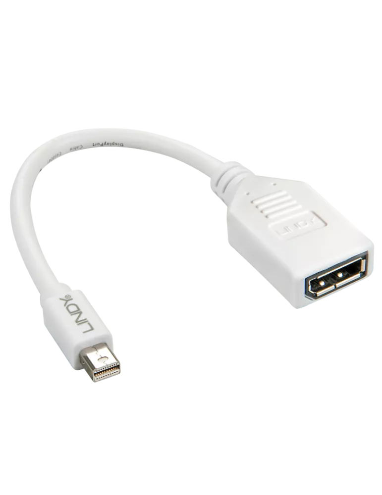 LINDY 41021 Lindy Mini DP (M) to DP (F) Premium shielded adapter cable LINDY LIN41021 | MusicGoodDeal