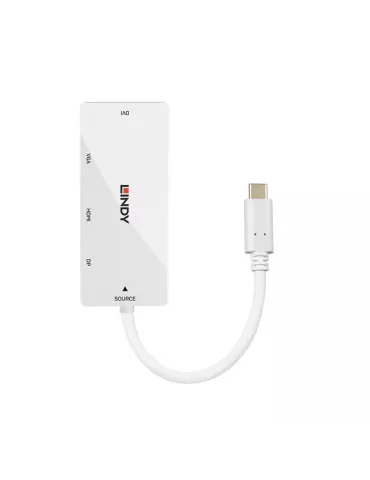LINDY 43279 Conversor Lindy USB Tipo C a Multi-AV LINDY LIN43279 | MusicGoodDeal