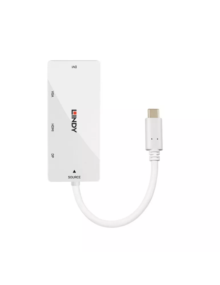 LINDY 43279 Conversor Lindy USB Tipo C a Multi-AV LINDY LIN43279 | MusicGoodDeal