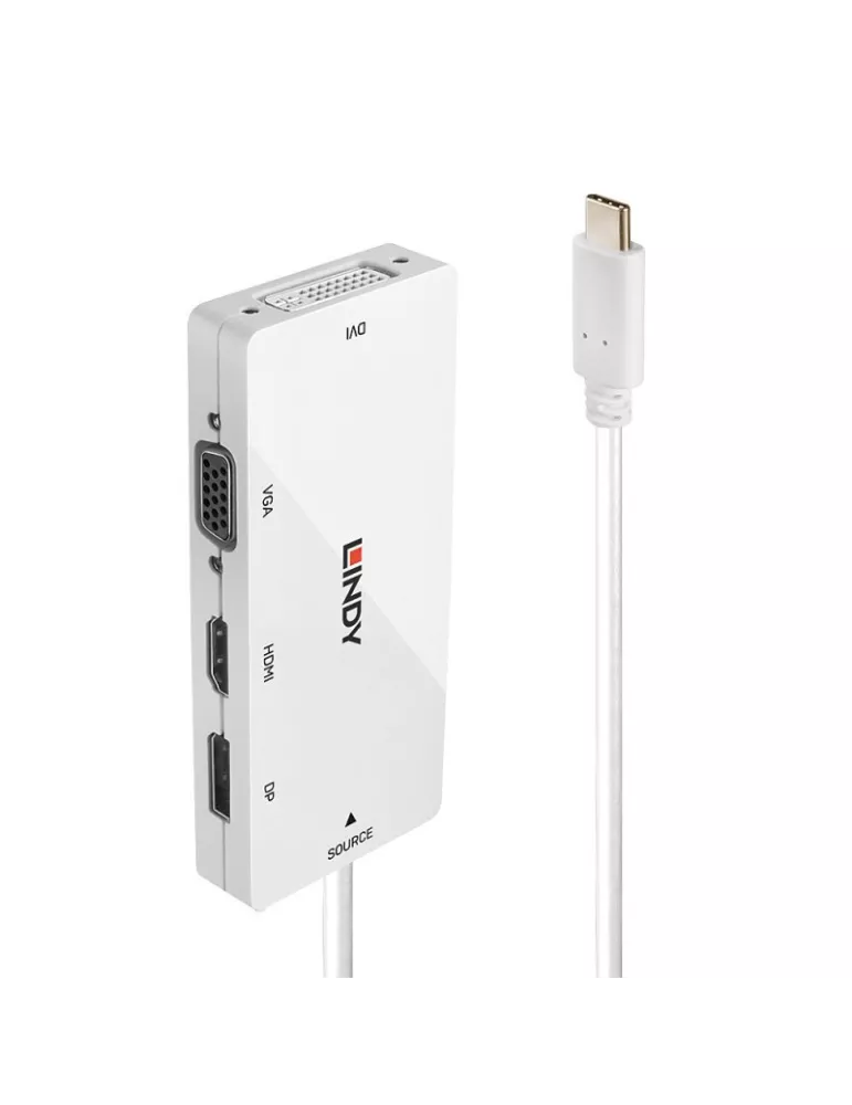 LINDY 43279 Conversor Lindy USB Tipo C a Multi-AV LINDY LIN43279 | MusicGoodDeal
