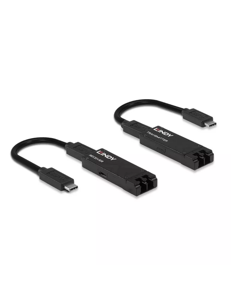 LINDY 43312 Lindy  Extender Fibre Optique USB 3.2 Type C 100m