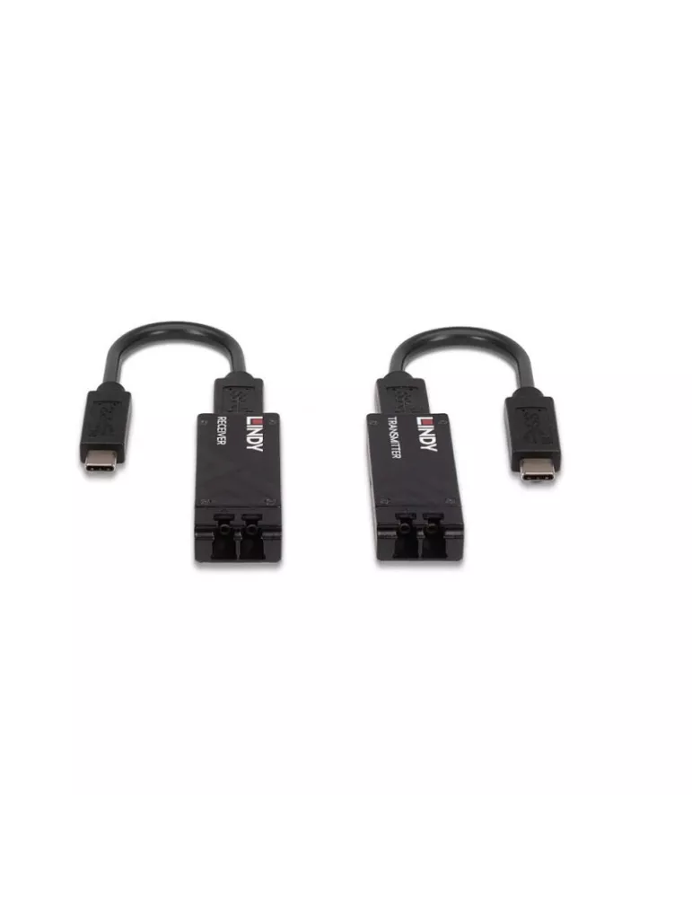 LINDY 43312 Lindy Extender Fiber Optic USB 3.2 Type C 100m LINDY LIN43312 | MusicGoodDeal