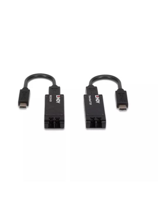 LINDY 43312 Lindy Extender Fiber Optic USB 3.2 Type C 100m LINDY LIN43312 | MusicGoodDeal