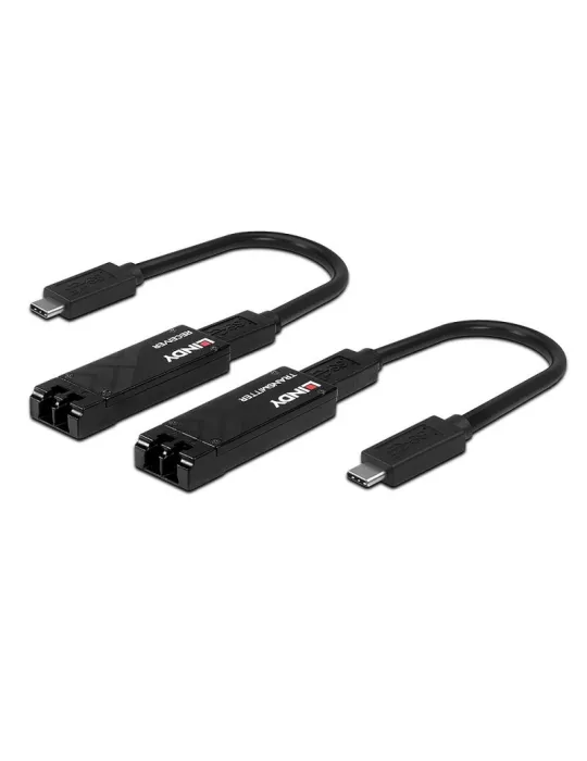LINDY 43312 Lindy Extender Fiber Optic USB 3.2 Type C 100m LINDY LIN43312 | MusicGoodDeal