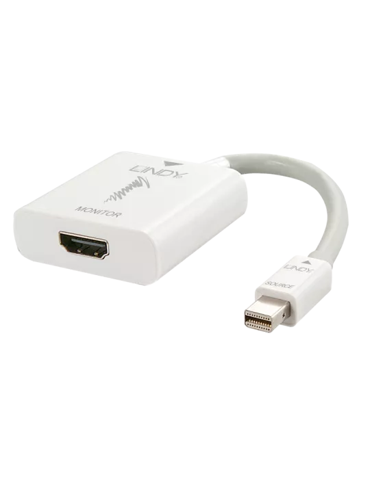 LINDY 41069 Lindy Aktiver Mini DisplayPort 1.2 zu HDMI Konverter 18G LINDY LIN41069 | MusicGoodDeal