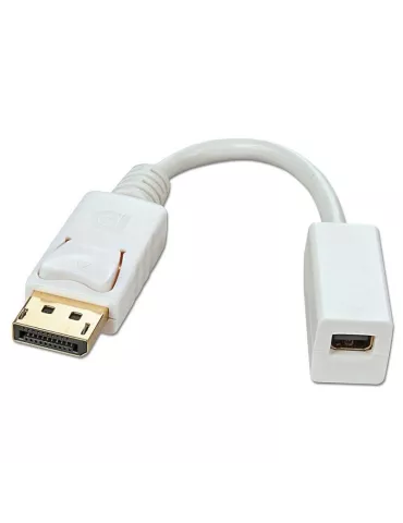 LINDY 41060 Lindy DP (DisplayPort) to Mini DisplayPort female adapter cable LINDY LIN41060 | MusicGoodDeal