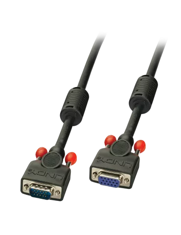 LINDY 36394  VGA extension cable black 3m LINDY LIN36394 | MusicGoodDeal