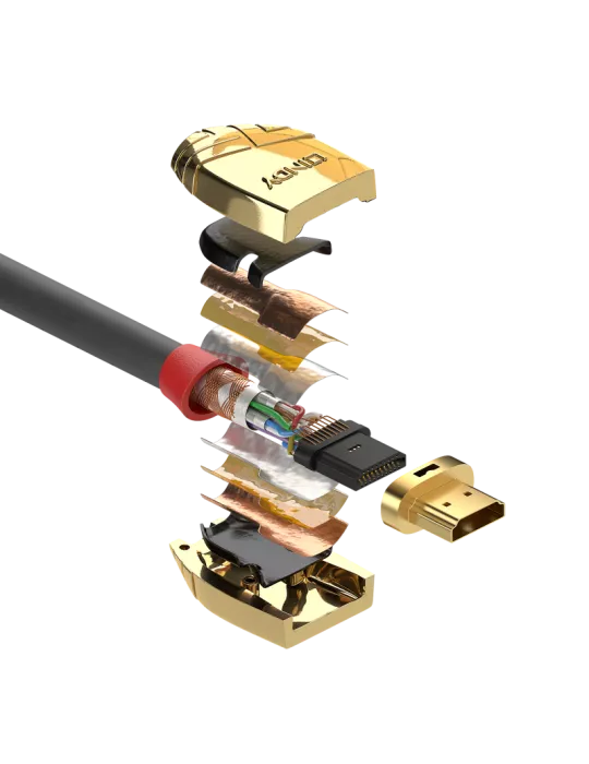LINDY 37866 : Câble HDMI High Speed Gold Line 10m