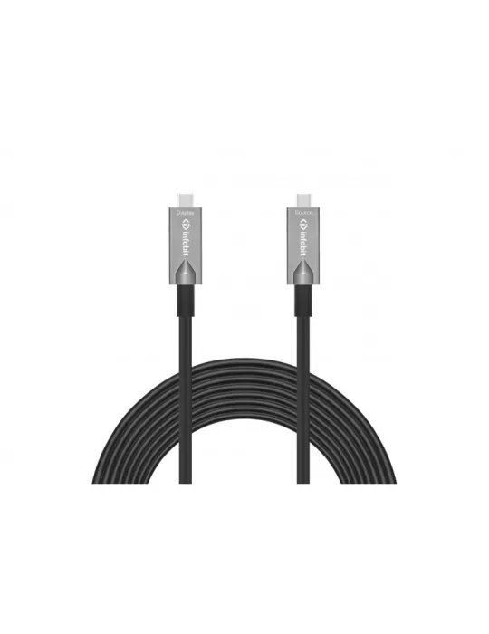 INFOBIT AOCUSB31CCDV07 Active fiber optic cable 7m USB-C to USB-C Data   Video AOC-USB31-CCDV-07 INFOBIT INFAOCUSB31CCDV07 | M