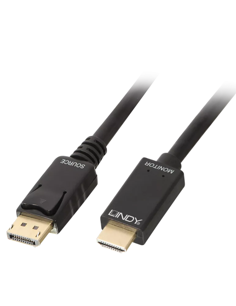 LINDY 36921  DisplayPort to HDMI 4K30 (DP passive) cable 1m LINDY LIN36921 | MusicGoodDeal