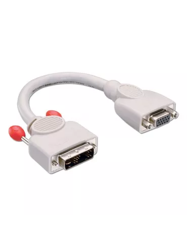 LINDY 41222 Lindy Cable de monitor DVI-A macho a HD-15 hembra 20cm LINDY LIN41222 | MusicGoodDeal
