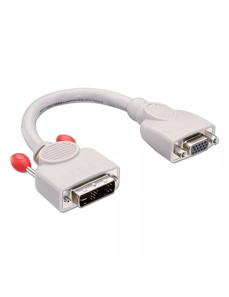 LINDY 41222 Lindy Monitor cable DVI-A male to HD-15 female 20cm LINDY LIN41222 | MusicGoodDeal