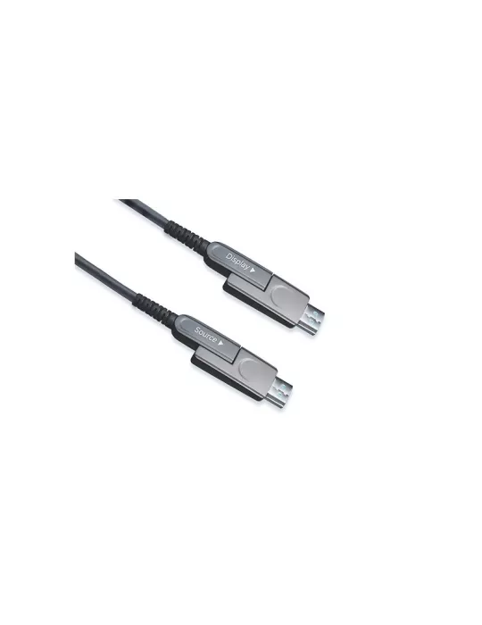 INFOBIT AOCHDMID80C Cable de fibra óptica activa 80m HDMI D a D Clásico Conectores Desmontables Infobit - AOC-HDMI-D80C INFOBI