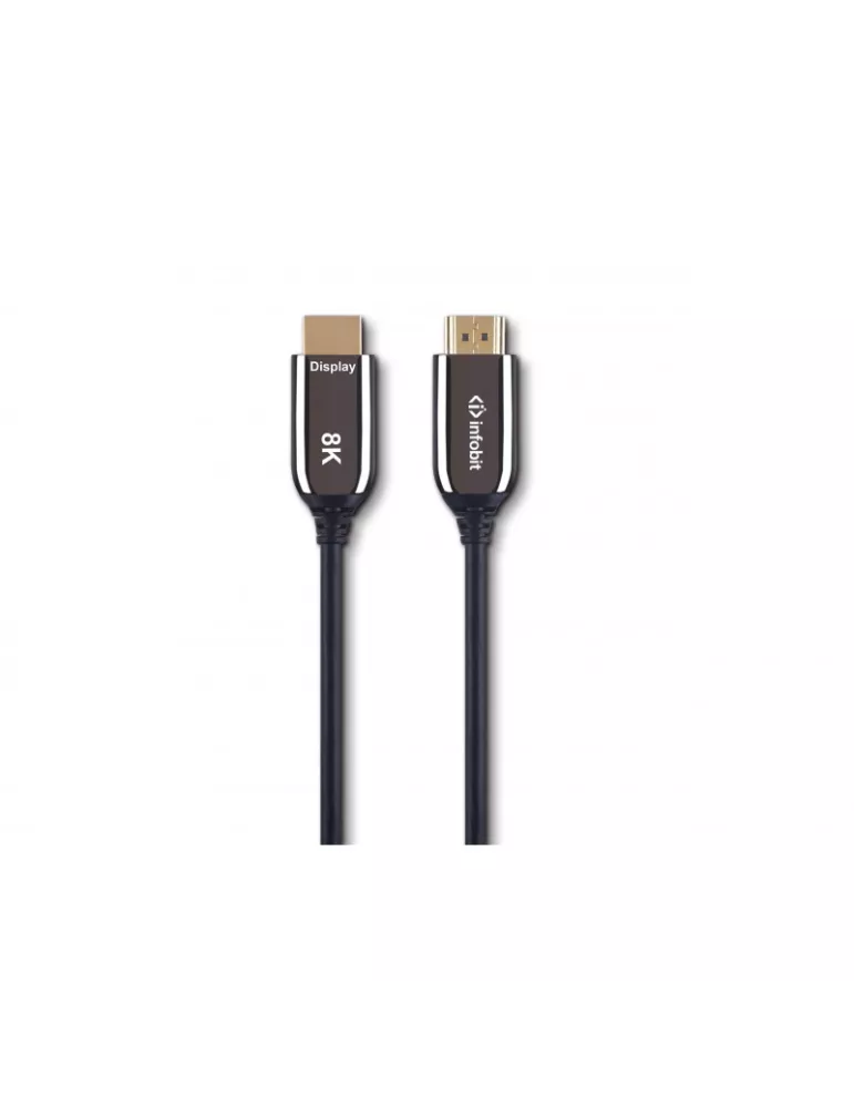 INFOBIT AOCHDMIAA8K50 Active fiber optic cable 50m iFiber HDMI 8K type A to A Infobit - AOC-HDMI-AA8K-50 INFOBIT INFAOCHDMIAA8