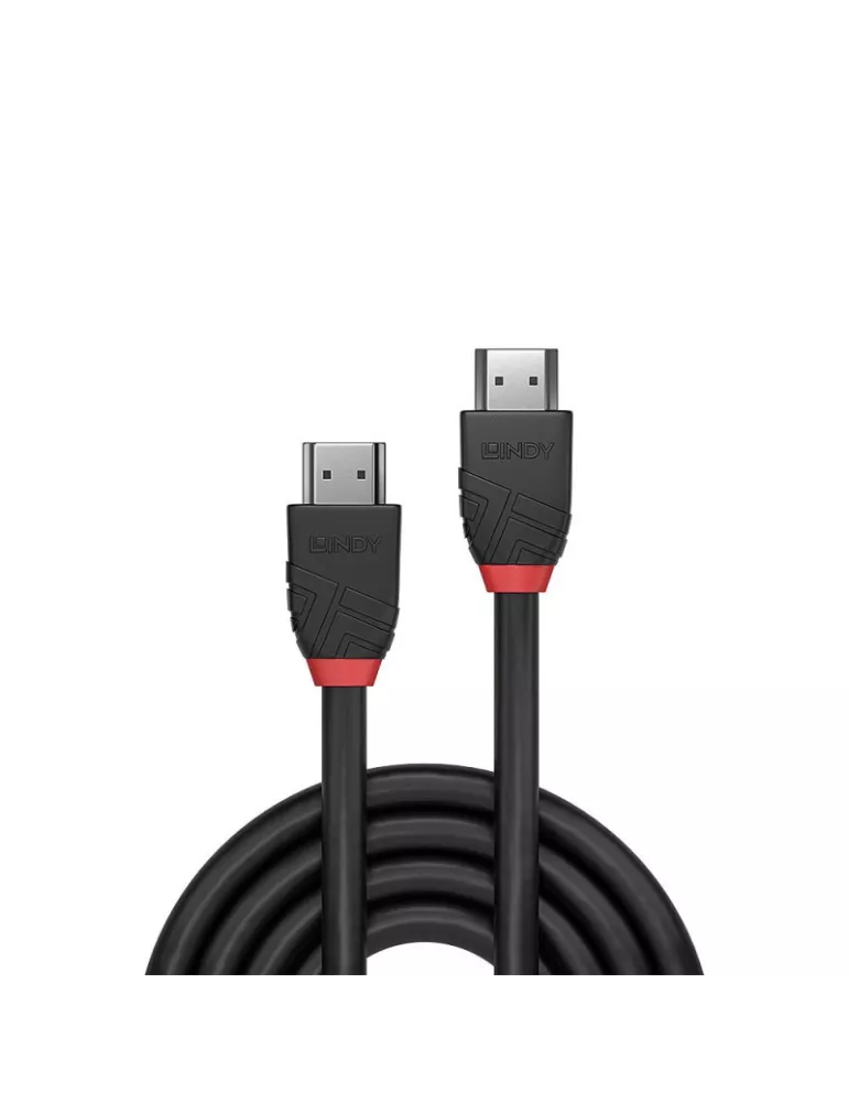 LINDY 36471 - Cable HDMI High Speed Black Line de 1 m LINDY LIN36471 | MusicGoodDeal