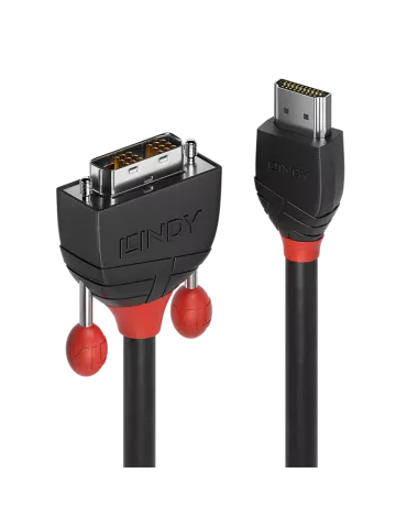 LINDY 36274  Cable HDMI a DVI-D Black Line de 5 m LINDY LIN36274 | MusicGoodDeal