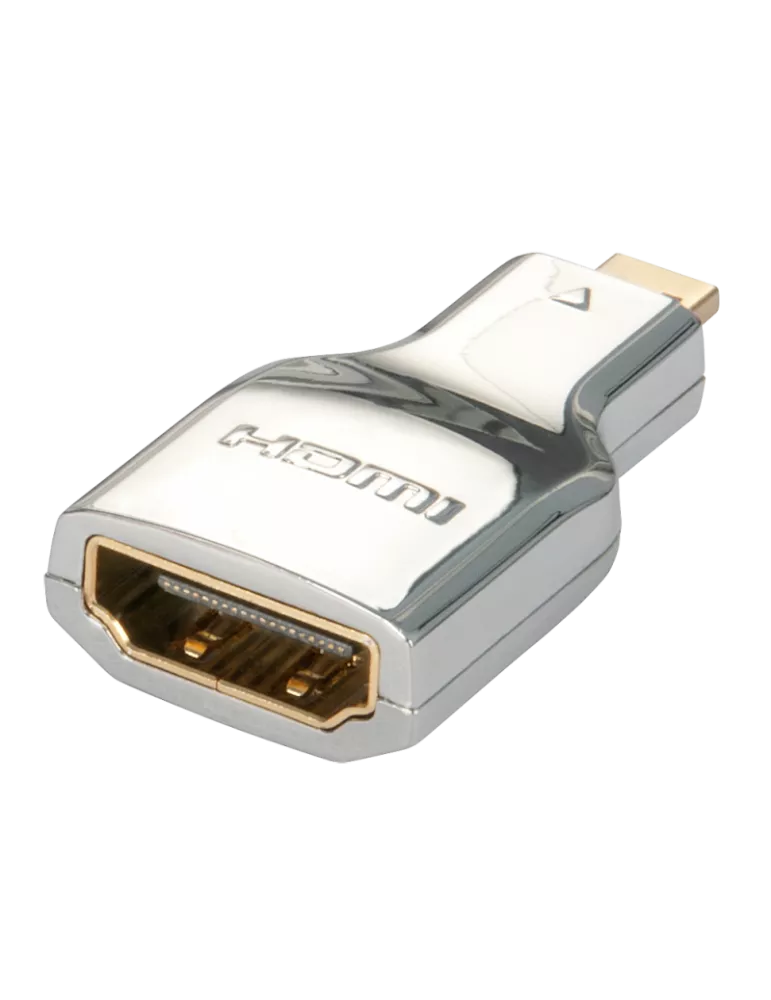 LINDY 41510 Adaptador Lindy CROMO  HDMI hembra a micro HDMI macho LINDY LIN41510 | MusicGoodDeal