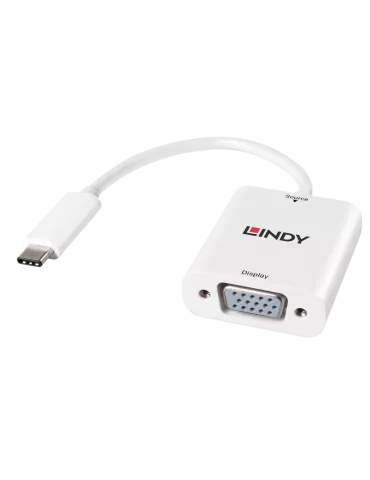 LINDY 43242 Conversor Lindy de USB 3.1 tipo C a VGA LINDY LIN43242 | MusicGoodDeal