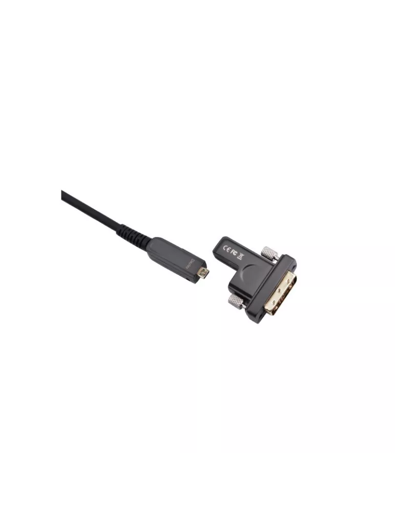 INFOBIT AOCDVID40 Câble actif fibre optique 40m connecteurs DVI Classic détachables Infobit - AOC-DVI-D40