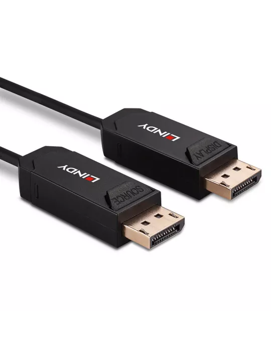 LINDY 38522 Lindy  Câble DisplayPort 2.0 UHBR10 Hybride Fibre Optique 8K 20m