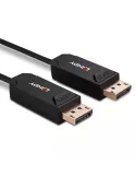 LINDY 38522 Lindy DisplayPort 2.0 UHBR10 Hybrid Fiber Optic Cable 8K 20m LINDY LIN38522 | MusicGoodDeal