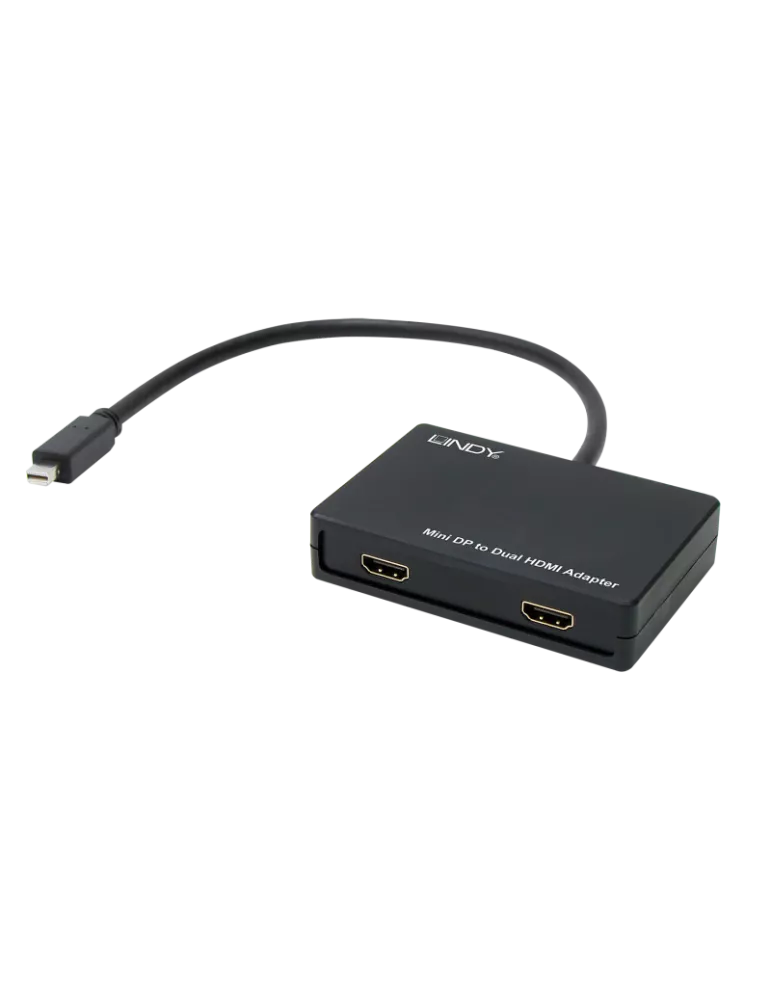 LINDY 41732 Lindy Mini DisplayPort 1.2 auf Dual HDMI Konverter LINDY LIN41732 | MusicGoodDeal