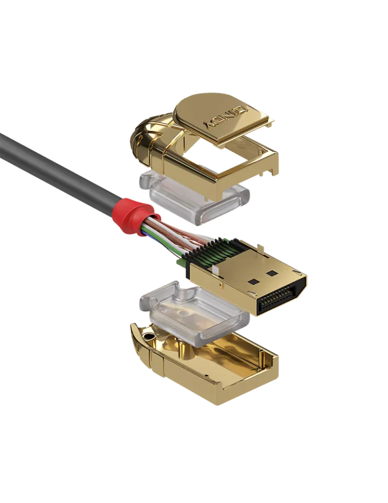 LINDY 36295 : Câble DisplayPort 1.2 Gold Line 7.5m