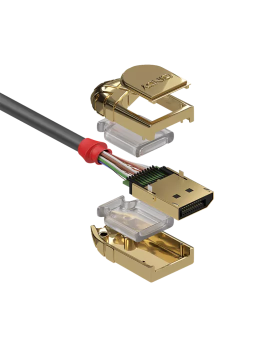 LINDY 36295 : Câble DisplayPort 1.2 Gold Line 7.5m