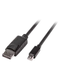LINDY 41646 Cable Lindy Mini DP a DP negro 2m LINDY LIN41646 | MusicGoodDeal