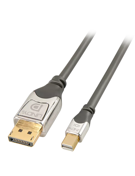 LINDY 36312  DisplayPort to Mini DisplayPort CROMO 2m cable LINDY LIN36312 | MusicGoodDeal