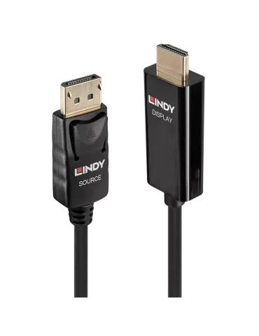 LINDY 40914 Lindy  Câble actif DisplayPort vers HDMI 0.5m