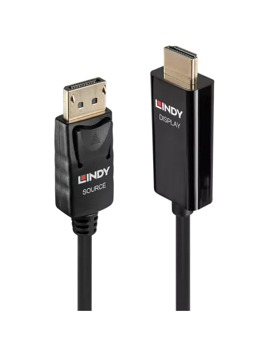 LINDY 40914 Cable Lindy Active DisplayPort a HDMI de 0,5 m LINDY LIN40914 | MusicGoodDeal