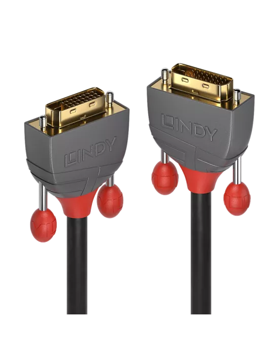 LINDY 36221 : Câble DVI-D Dual Link Anthra Line 1m