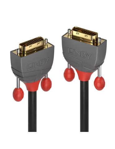 LINDY 36225  DVI-D Dual Link Anthra Line 7.5m cable LINDY LIN36225 | MusicGoodDeal