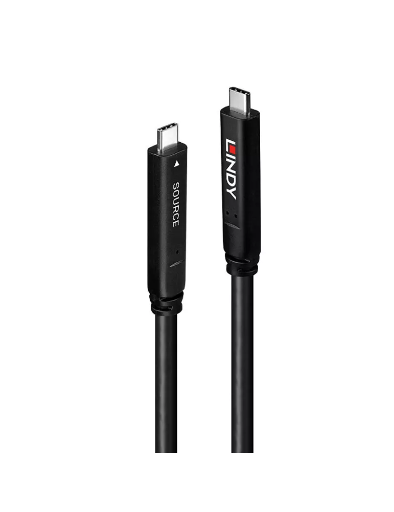 LINDY 43333 Lindy  Câble Hybride Type C USB 3.2 4K Gen 1 & DP 1.4 10m