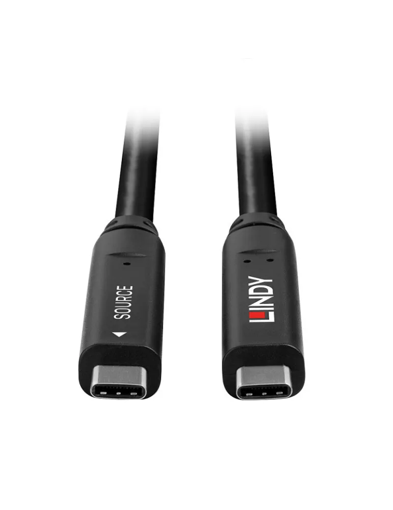 LINDY 43333 Lindy Hybrid Type C USB 3.2 4K Gen 1   DP 1.4 cable 10m LINDY LIN43333 | MusicGoodDeal